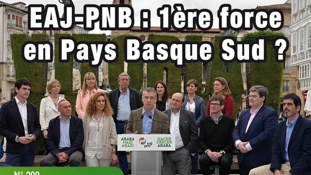 EAJ-PNB: 1ère force en Pays Basque Sud ? 