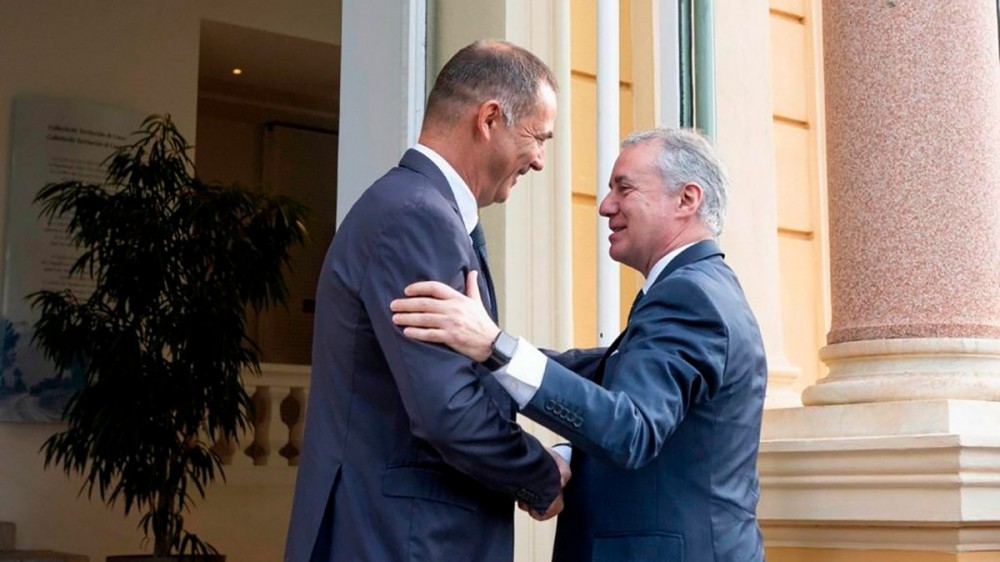 Le Lehendakari Urkullu présente le modèle d'autonomie basque à l'Assemblée de Corse