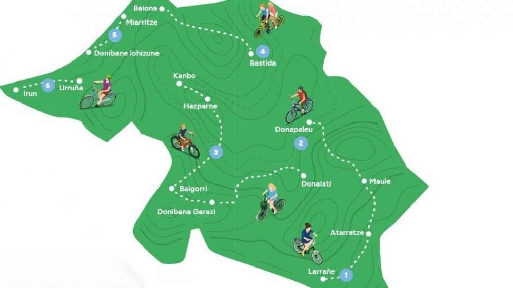 Europa hurbil baten alde: EAJ-PNBren Ipar Euskadiko itzulia bizikletaz, Maiatzaren 20tik 25era